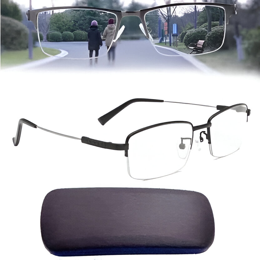 VisionFlex Adaptive Multifocal Eyewear – UV400 Photochromic Lenses
