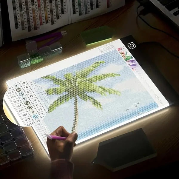 Portable A4 LED Light Pad for Creative Projects