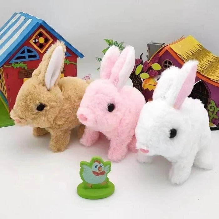 Engaging Hopping Bunny Plush Companion
