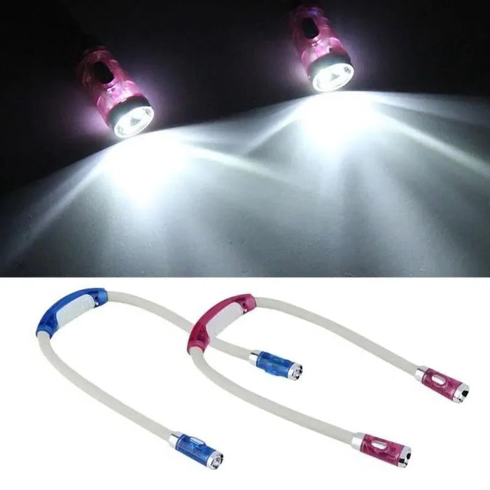 Neck-Worn LED Light for Hands-Free Illumination