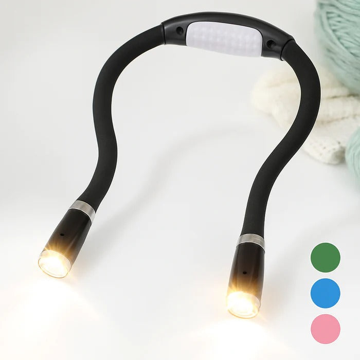 Neck-Worn LED Light for Hands-Free Illumination