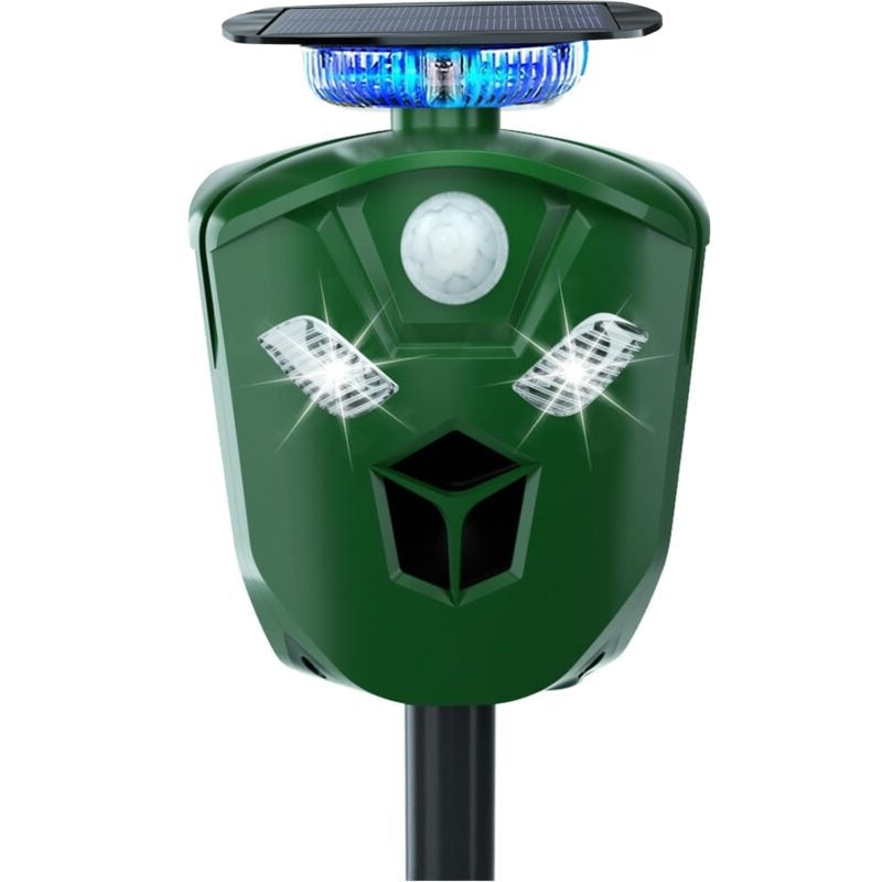 All-Around Solar Ultrasonic Wildlife Deterrent System