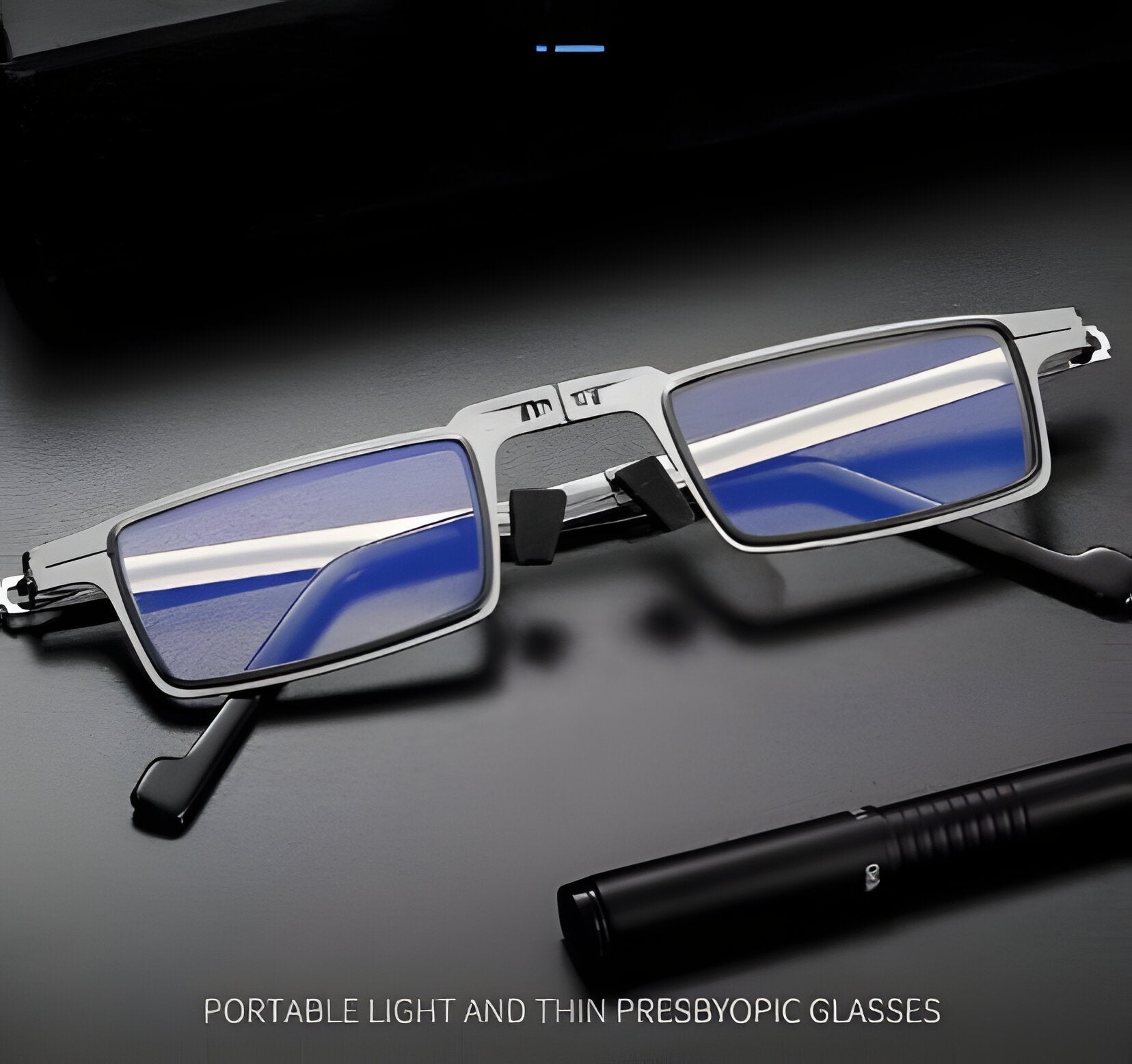 Ultra-Lightweight Foldable Reading Glasses with No Screws