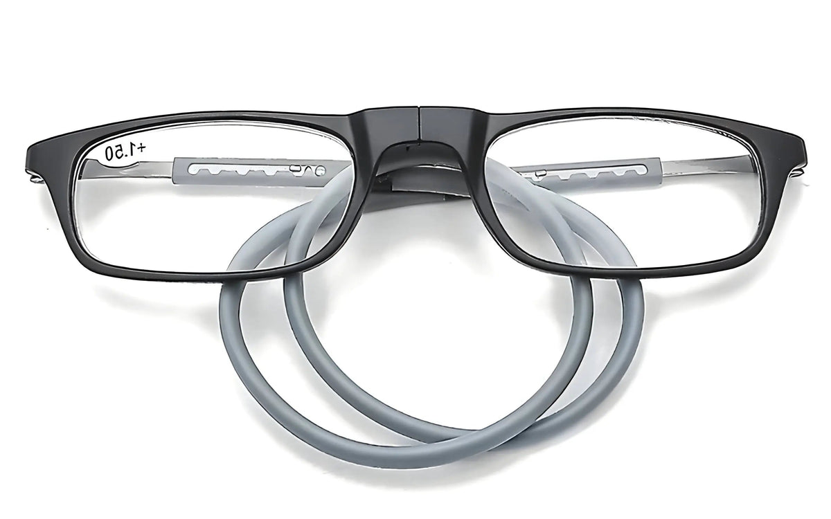 MagnetEase Clip-On Reading Glasses – Versatile Readers with Neck Loop