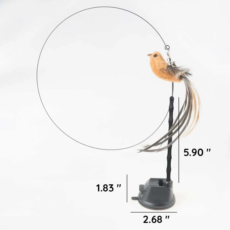 Engaging Cat Toy Set with Lifelike Bird Movement