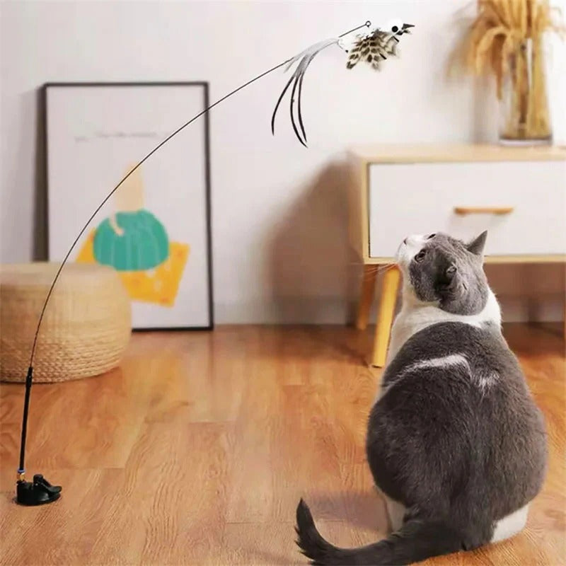 Engaging Cat Toy Set with Lifelike Bird Movement