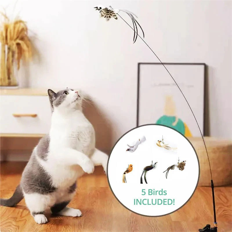 Engaging Cat Toy Set with Lifelike Bird Movement