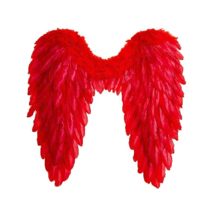 Elegant Feathered Costume Wings for Celebrations and Performances