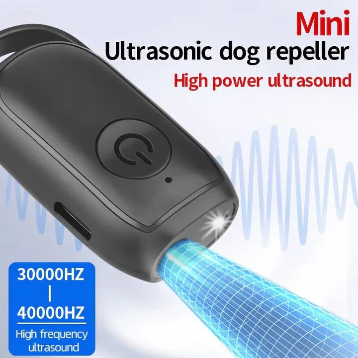 PawGuard Ultrasonic Canine Deterrent – Compact 10-Yard Range Device