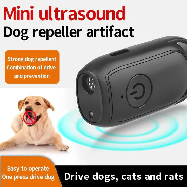 PawGuard Ultrasonic Canine Deterrent – Compact 10-Yard Range Device