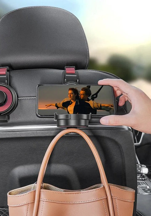 Universal Car Seat Organizer with Holder for Drinks and Phones