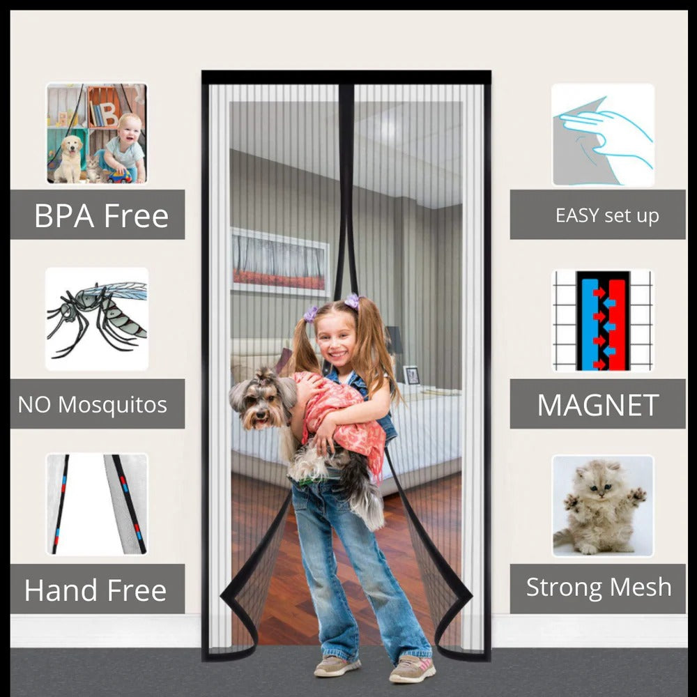 Insect Shield Magnetic Door Screen