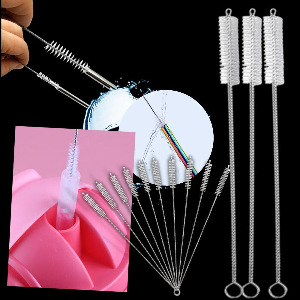 10-Pack Eco-Friendly Straw Cleaning Tools