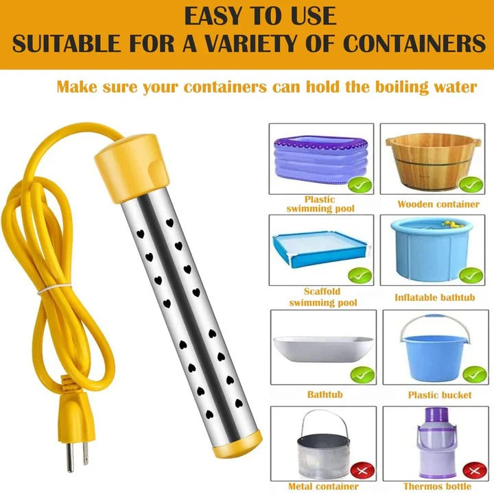 AquaHeat 220V Portable Immersion Heater – Efficient Water Heating Solution