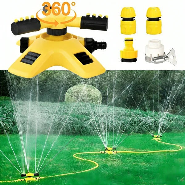 Fully Adjustable Garden Sprinkler for Hassle-Free Watering