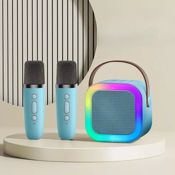 FunStar Karaoke System for Kids with Dual Wireless Mics