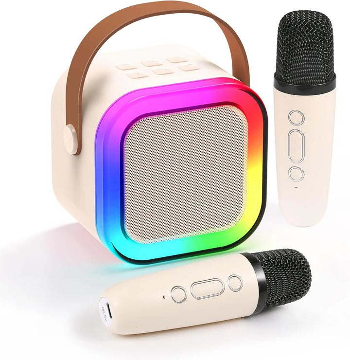 FunStar Karaoke System for Kids with Dual Wireless Mics