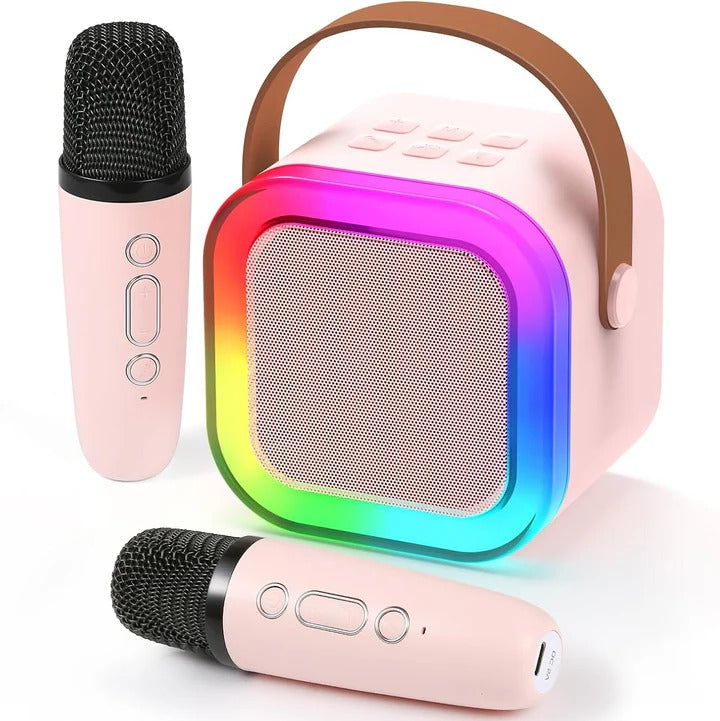 FunStar Karaoke System for Kids with Dual Wireless Mics