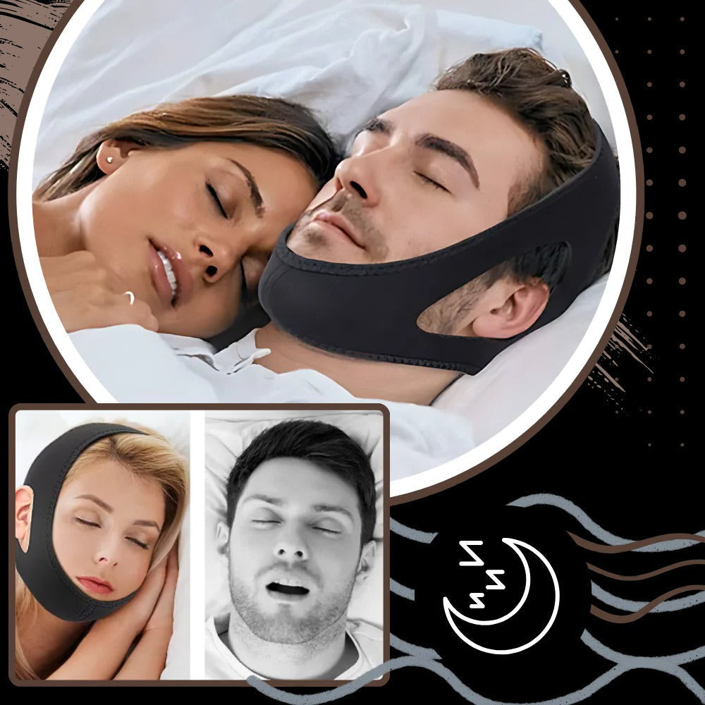 Comfortable Anti-Snore Jaw Support Strap