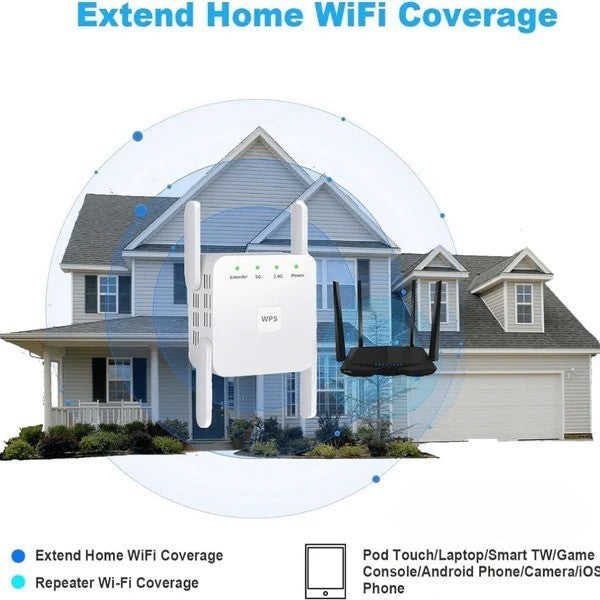Smart Dual-Band WiFi Enhancer for Seamless Connectivity