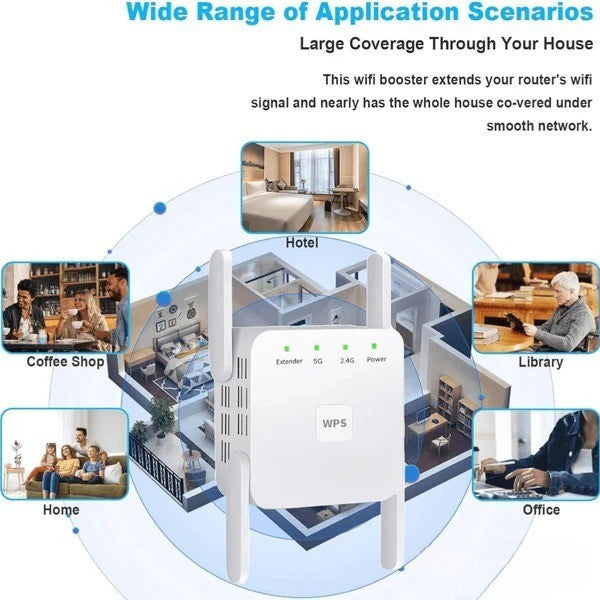 Smart Dual-Band WiFi Enhancer for Seamless Connectivity