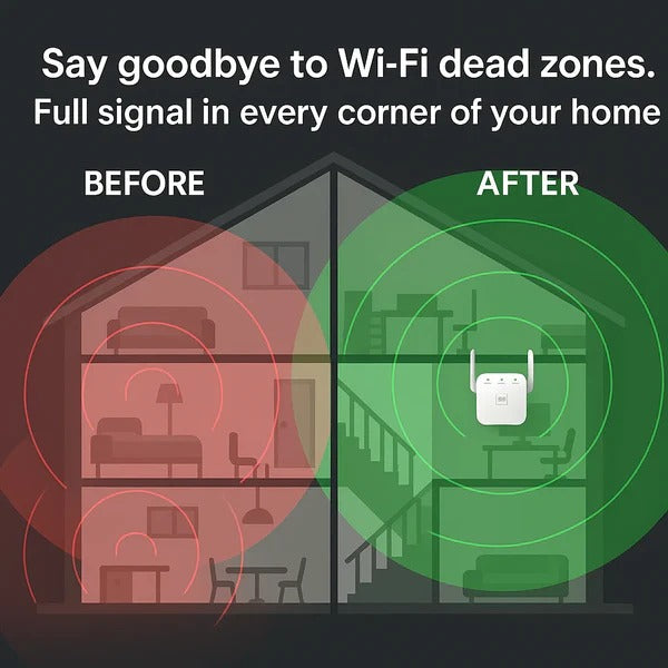 Smart Dual-Band WiFi Enhancer for Seamless Connectivity