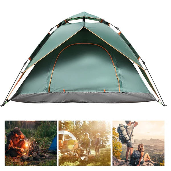Quick-Deploy Camping Shelter for 3-4 Campers