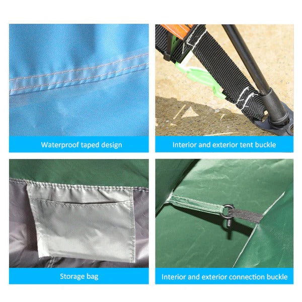 Quick-Deploy Camping Shelter for 3-4 Campers