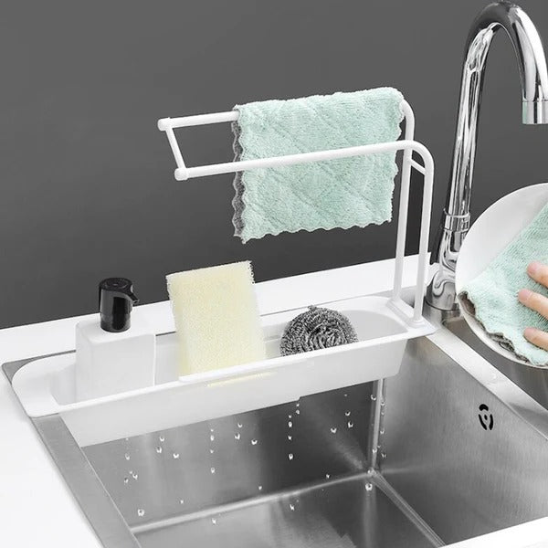 Versatile Kitchen Sink Storage Solution