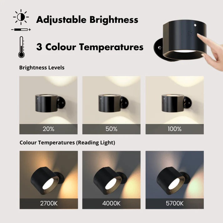 Versatile Rechargeable Wall Light for Modern Living