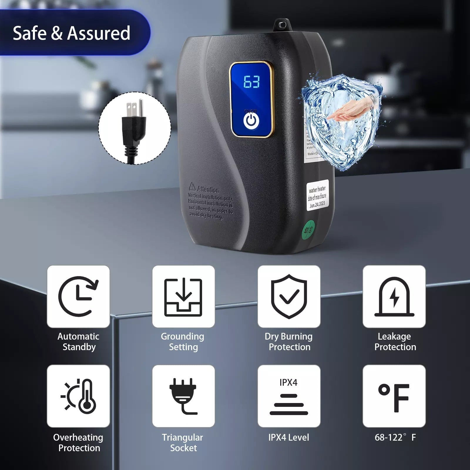 On-Demand Instant Hot Water System