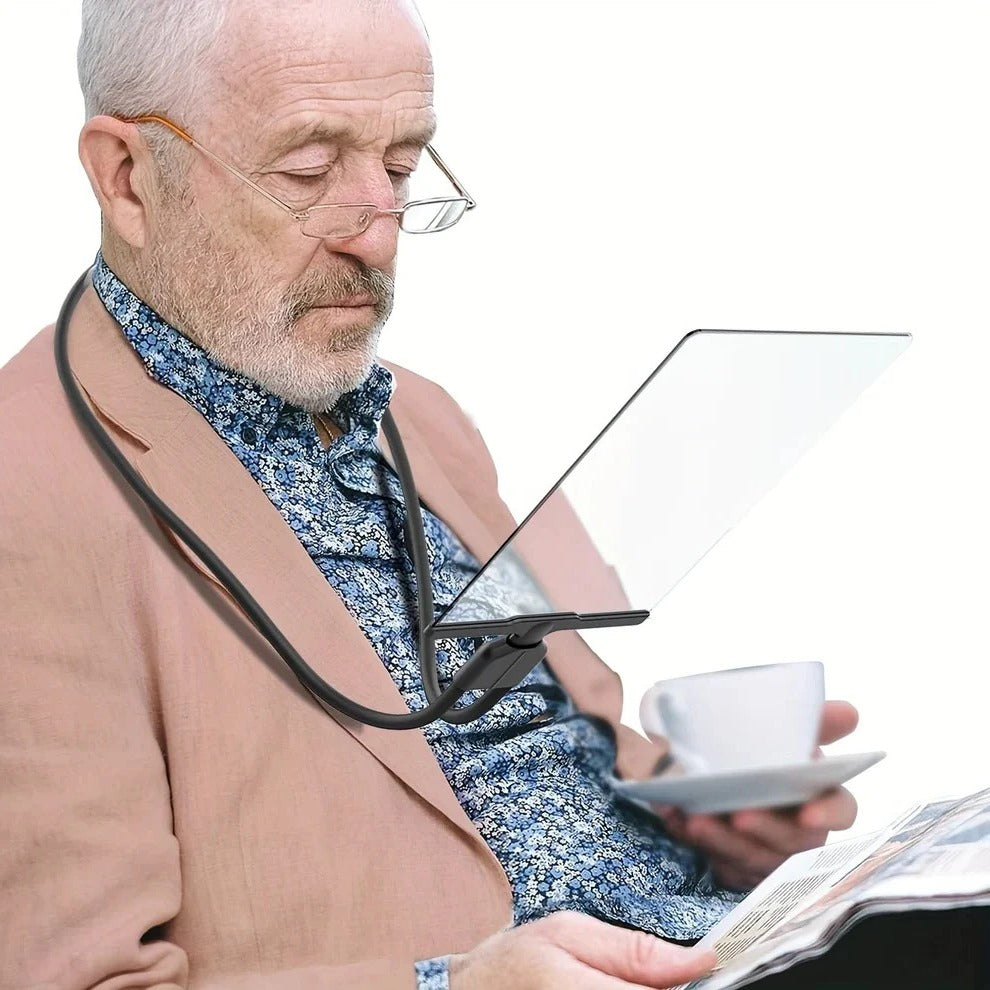 VisionMate Hands-Free Magnifier – Lightweight Adjustable Neck Reader