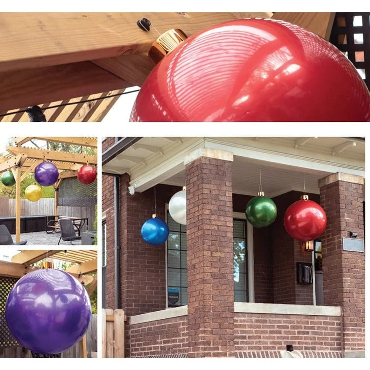 Inflatable Holiday Sphere for Festive Decor