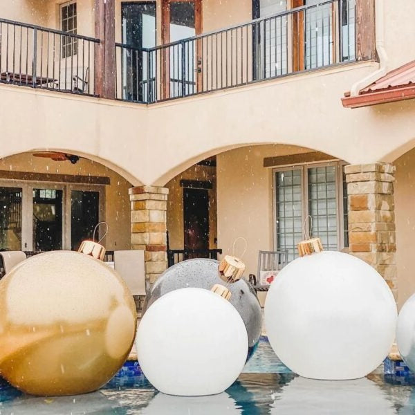 Inflatable Holiday Sphere for Festive Decor