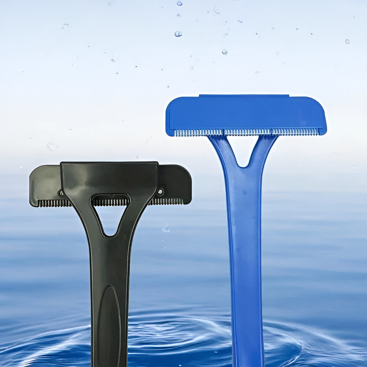 Ergonomic Back Grooming Shaver with Extended Handle