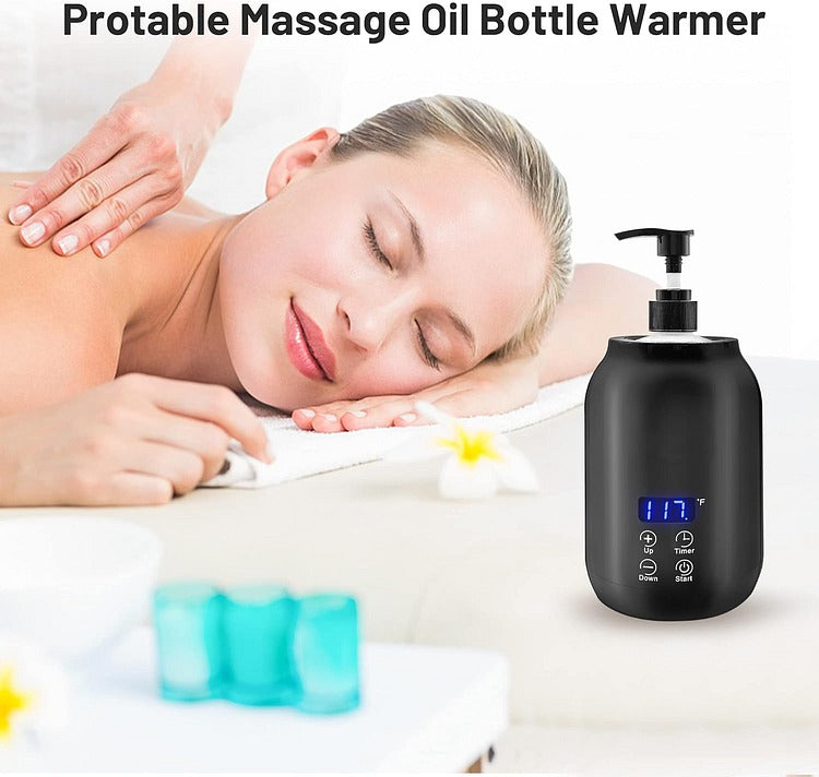 Soothing Touch Oil Warmer – Adjustable Heating & Portable Design