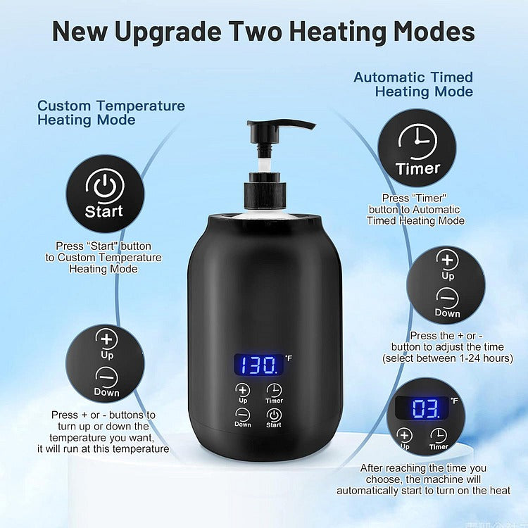 Soothing Touch Oil Warmer – Adjustable Heating & Portable Design