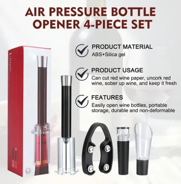 Effortless Cork Removal Wine Tool Set
