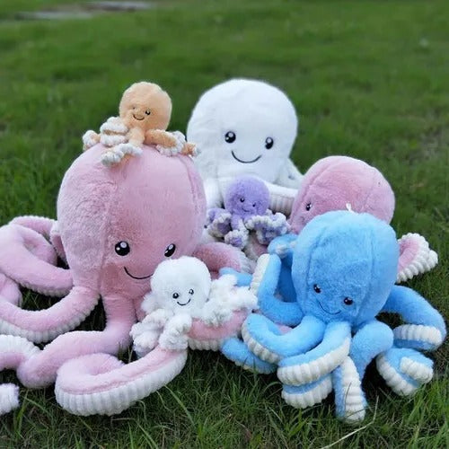 Oversized Cozy Octopus Plush Toy for Comfort & Decor