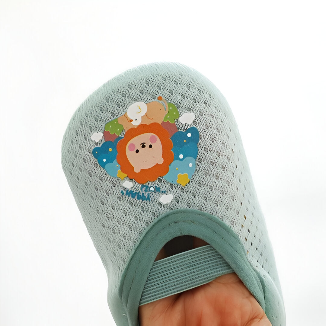 Flexible Toddler Slip-Resistant Footwear with Fun Designs