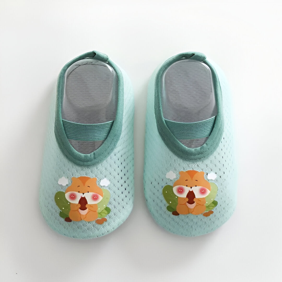 Flexible Toddler Slip-Resistant Footwear with Fun Designs