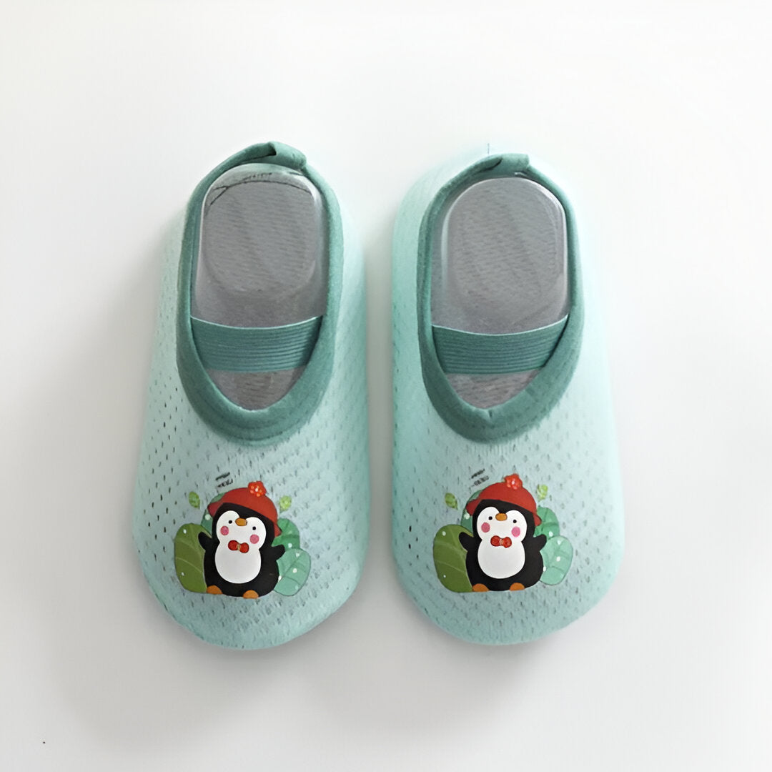 Flexible Toddler Slip-Resistant Footwear with Fun Designs