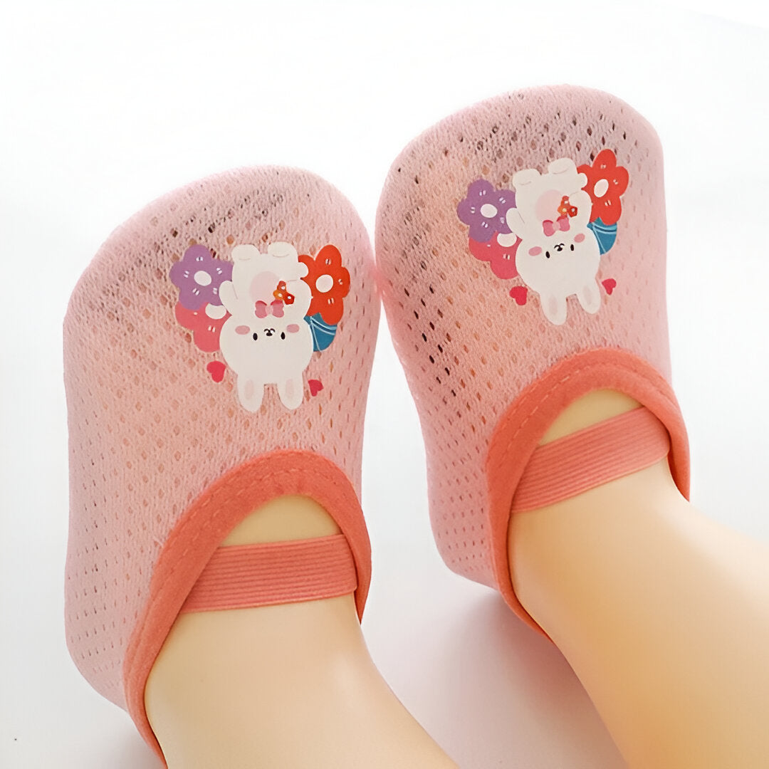 Flexible Toddler Slip-Resistant Footwear with Fun Designs