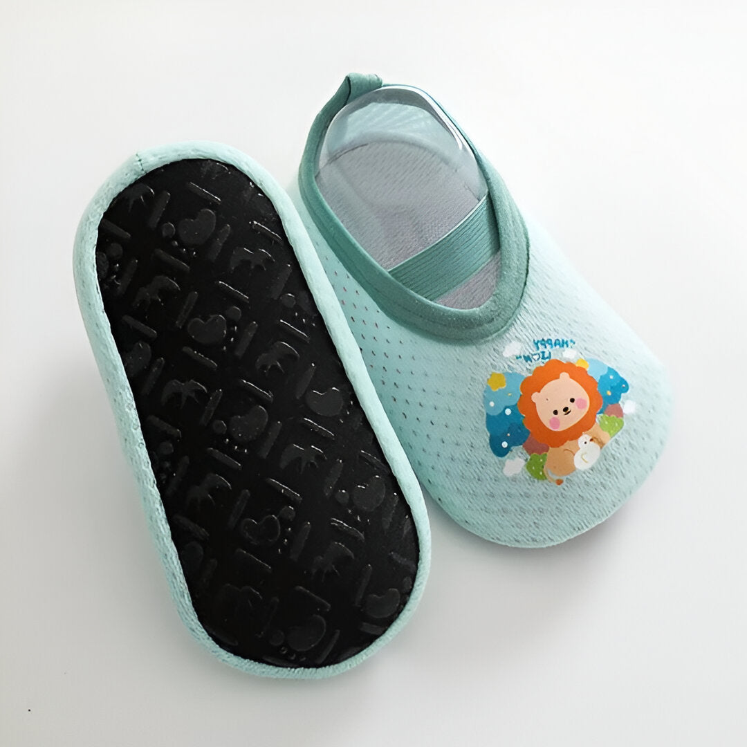 Flexible Toddler Slip-Resistant Footwear with Fun Designs