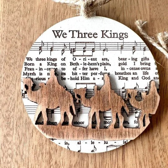 Musical Nativity Ornament Set for Festive Decor