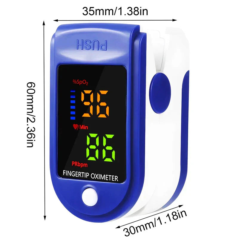 Smart Pulse Oxygen Monitor with Color Display