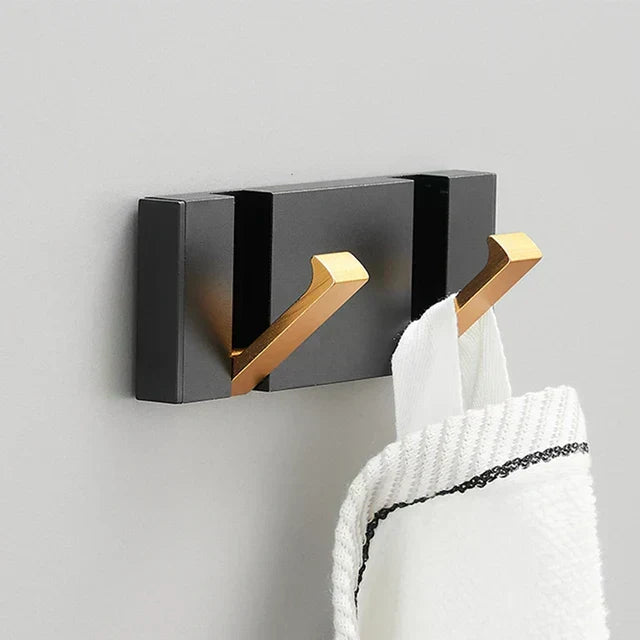 Compact Aluminum Wall Mount Hook – Stylish & Space-Efficient