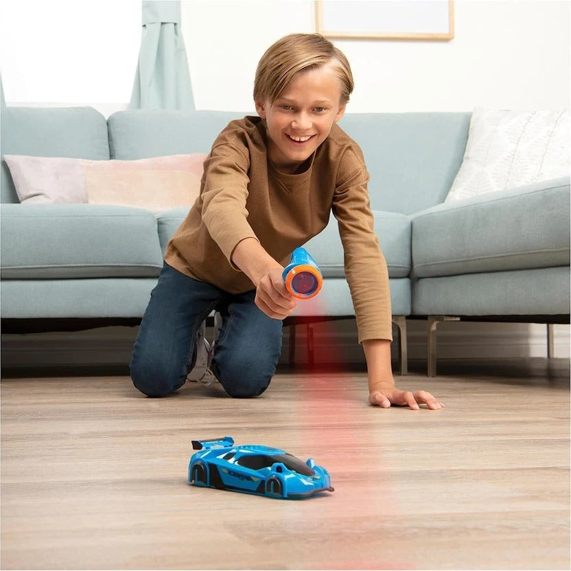Gravity-Defying Wall Racer for Kids - Laser-Controlled Fun