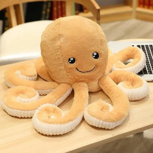 Oversized Cozy Octopus Plush Toy for Comfort & Decor