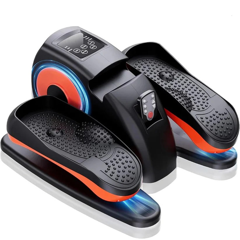 SmartStep Compact Under-Desk Elliptical – 12-Speed Mini Pedaler with Remote Control & LCD Display